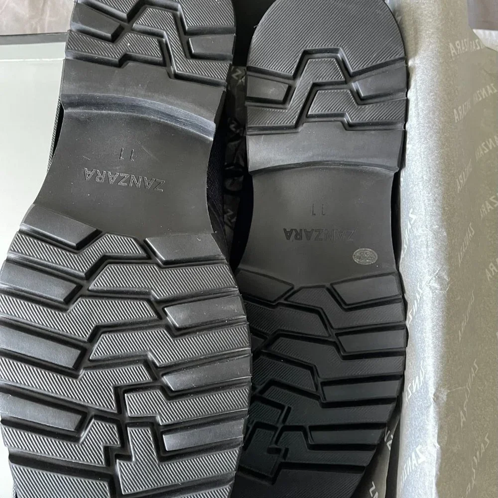 Zanzara Men's Navy Shoes NIB Size 11